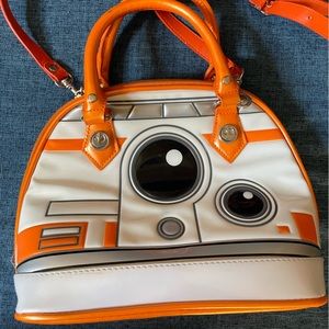 Disney loungefly bb8 Star Wars domed crossbody GUC